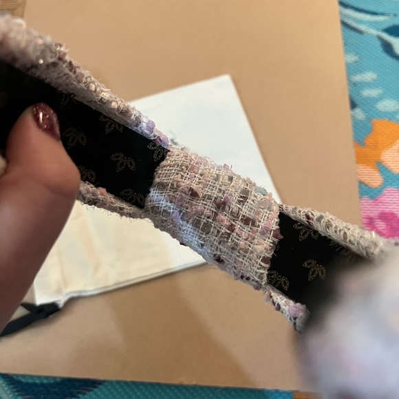 La Bella Shimmer Tweed Headband - Picture 9 of 11